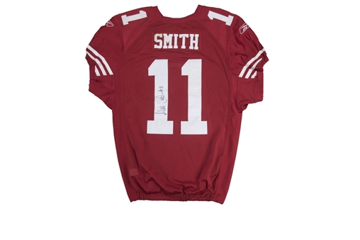 2011 Alex Smith Game Used & Signed San Francisco 49ers Home Jersey Used on 10/30/2011 (NFL-PSA/DNA COA)